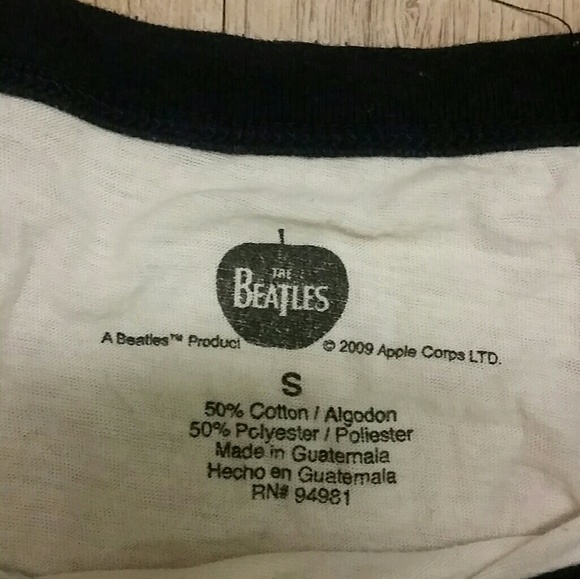 Vintage style Beatles baseball tee - Picture 2 of 3